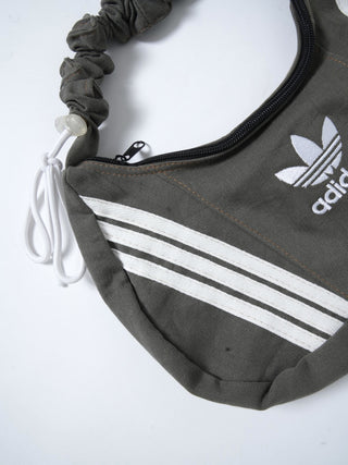 リメイク 2WAY ショルダーメレンゲバッグ【サイズ調節可】【カーキ系】#71