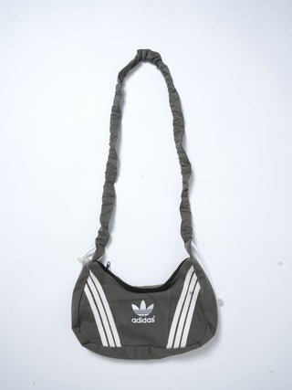 リメイク 2WAY ショルダーメレンゲバッグ【サイズ調節可】【カーキ系】#71