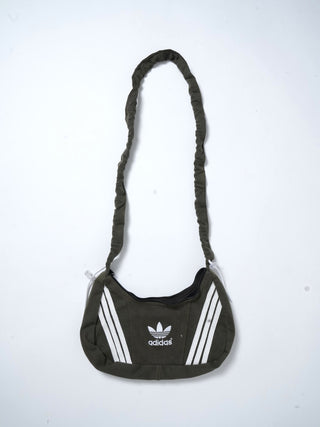 リメイク 2WAY ショルダーメレンゲバッグ【サイズ調節可】【カーキ系】#71