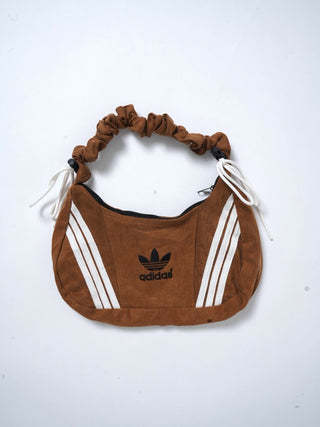 リメイク 2WAY ショルダーメレンゲバッグ【サイズ調節可】【ブラウン系】#65