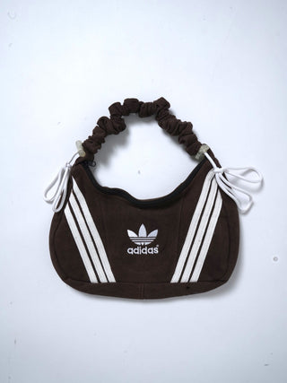 リメイク 2WAY ショルダーメレンゲバッグ【サイズ調節可】【ブラウン系】#65