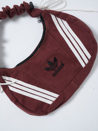 リメイク 2WAY ショルダーメレンゲバッグ【サイズ調節可】【ブラウン系】#65