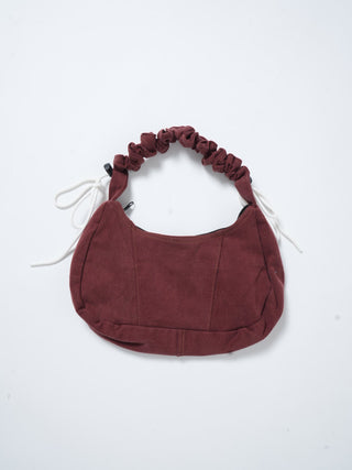 リメイク 2WAY ショルダーメレンゲバッグ【サイズ調節可】【ブラウン系】#65