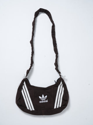 リメイク 2WAY ショルダーメレンゲバッグ【サイズ調節可】【ブラウン系】#65