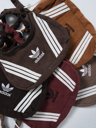 リメイク 2WAY ショルダーメレンゲバッグ【サイズ調節可】【ブラウン系】#65