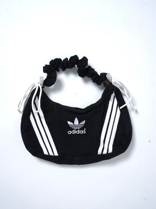 リメイク ショルダーメレンゲバッグ【サイズ調節可】【ブラック系】#67