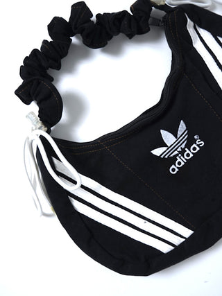 リメイク ショルダーメレンゲバッグ【サイズ調節可】【ブラック系】#67