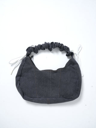 リメイク ショルダーメレンゲバッグ【サイズ調節可】【ブラック系】#67