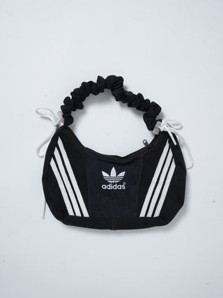 リメイク ショルダーメレンゲバッグ【サイズ調節可】【ブラック系】#67