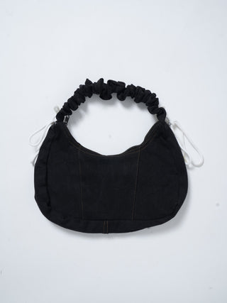 リメイク ショルダーメレンゲバッグ【サイズ調節可】【ブラック系】#67