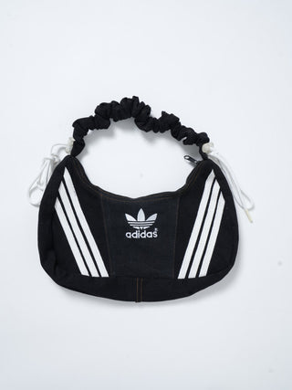 リメイク ショルダーメレンゲバッグ【サイズ調節可】【ブラック系】#67