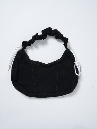 リメイク ショルダーメレンゲバッグ【サイズ調節可】【ブラック系】#67