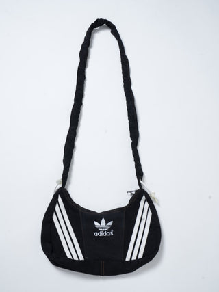 リメイク ショルダーメレンゲバッグ【サイズ調節可】【ブラック系】#67