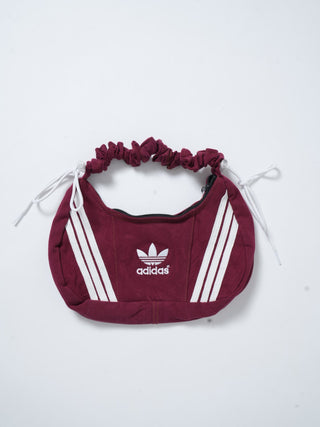 リメイク 2WAY ショルダーメレンゲバッグ【サイズ調節可】【バーガンディ系】#66