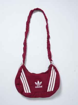 リメイク 2WAY ショルダーメレンゲバッグ【サイズ調節可】【バーガンディ系】#66