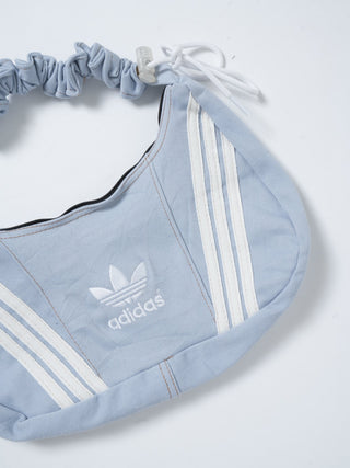 リメイク 2WAY ショルダーメレンゲバッグ【サイズ調節可】【ブルー系】#68