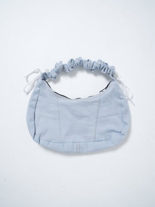 リメイク 2WAY ショルダーメレンゲバッグ【サイズ調節可】【ブルー系】#68