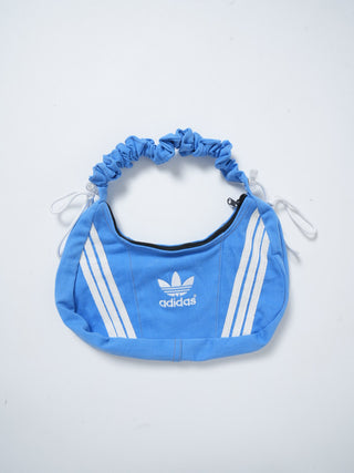 リメイク 2WAY ショルダーメレンゲバッグ【サイズ調節可】【ブルー系】#68