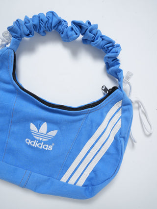 リメイク 2WAY ショルダーメレンゲバッグ【サイズ調節可】【ブルー系】#68