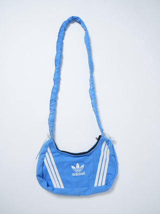 リメイク 2WAY ショルダーメレンゲバッグ【サイズ調節可】【ブルー系】#68