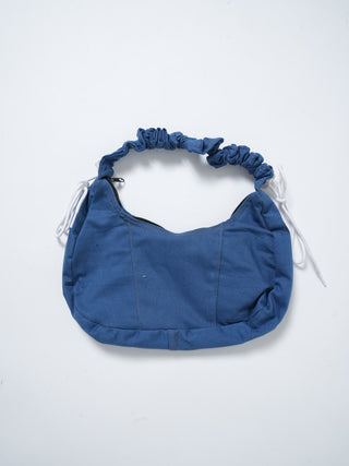 リメイク 2WAY ショルダーメレンゲバッグ【サイズ調節可】【ブルー系】#68