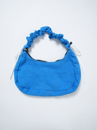 リメイク 2WAY ショルダーメレンゲバッグ【サイズ調節可】【ブルー系】#68