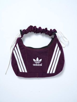 リメイク 2WAY ショルダーメレンゲバッグ【サイズ調節可】【パープル系】#70