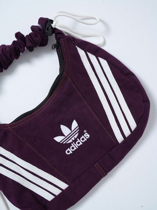 リメイク 2WAY ショルダーメレンゲバッグ【サイズ調節可】【パープル系】#70