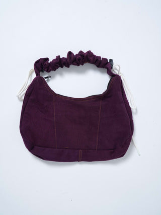 リメイク 2WAY ショルダーメレンゲバッグ【サイズ調節可】【パープル系】#70