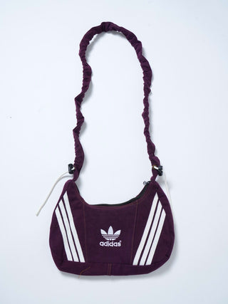 リメイク 2WAY ショルダーメレンゲバッグ【サイズ調節可】【パープル系】#70