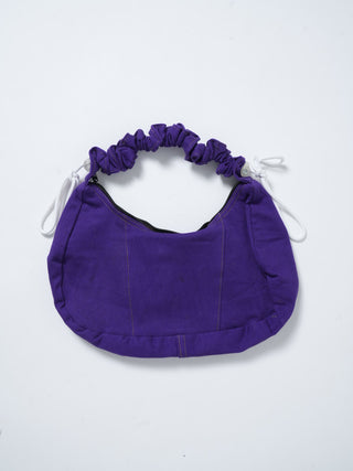 リメイク 2WAY ショルダーメレンゲバッグ【サイズ調節可】【パープル系】#70