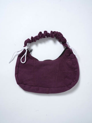 リメイク 2WAY ショルダーメレンゲバッグ【サイズ調節可】【パープル系】#70