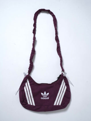 リメイク 2WAY ショルダーメレンゲバッグ【サイズ調節可】【パープル系】#70