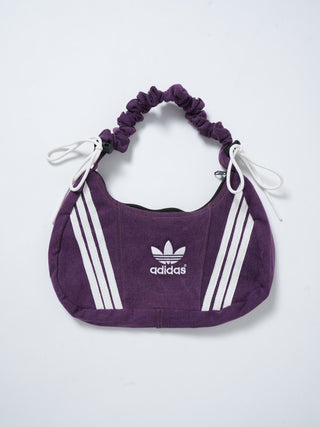 リメイク 2WAY ショルダーメレンゲバッグ【サイズ調節可】【パープル系】#70
