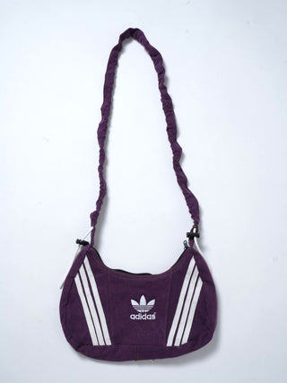 リメイク 2WAY ショルダーメレンゲバッグ【サイズ調節可】【パープル系】#70