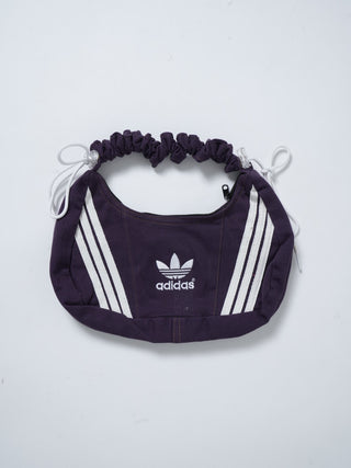 リメイク 2WAY ショルダーメレンゲバッグ【サイズ調節可】【パープル系】#70