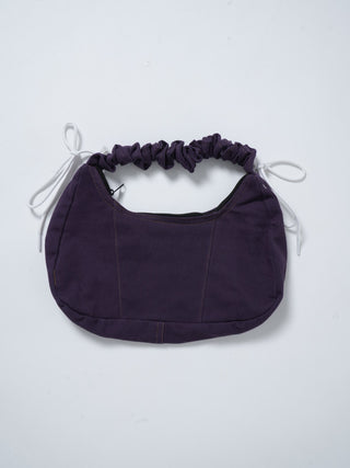 リメイク 2WAY ショルダーメレンゲバッグ【サイズ調節可】【パープル系】#70