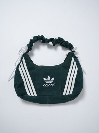 リメイク 2WAY ショルダーメレンゲバッグ【サイズ調節可】【グリーン系】#72