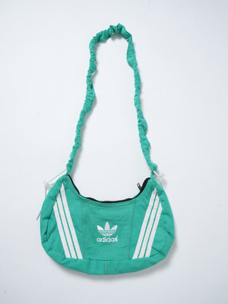 リメイク 2WAY ショルダーメレンゲバッグ【サイズ調節可】【グリーン系】#72