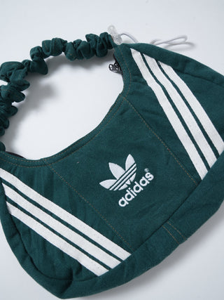 リメイク 2WAY ショルダーメレンゲバッグ【サイズ調節可】【グリーン系】#72