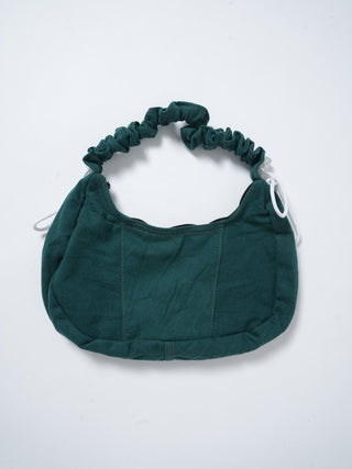 リメイク 2WAY ショルダーメレンゲバッグ【サイズ調節可】【グリーン系】#72