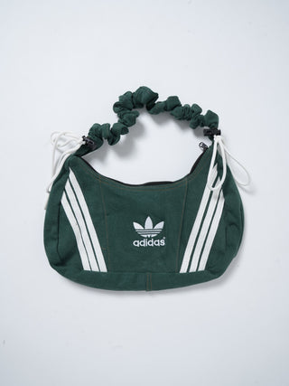 リメイク 2WAY ショルダーメレンゲバッグ【サイズ調節可】【グリーン系】#72