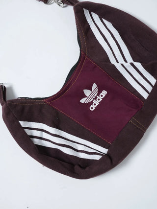 リメイク ハンド バッグ【バーガンディー系】#8