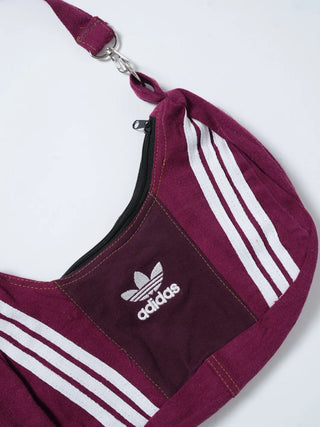 リメイク ハンド バッグ【バーガンディー系】#8