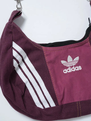 リメイク ハンド バッグ【バーガンディー系】#8