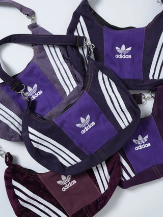 リメイク ハンド バッグ【パープル系】#7