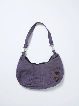 リメイク ハンド バッグ【パープル系】#7