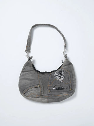 リメイク ハンド バッグ【グレー系】#10