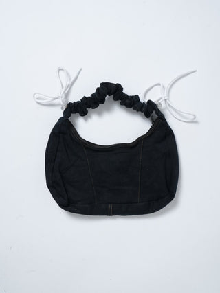 リメイク ショルダーメレンゲバッグ【サイズ調節可】【ブラック系】#67