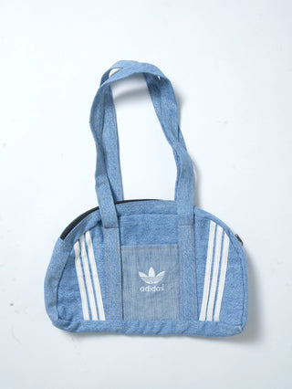 リメイク デニムボストンバッグ 【一点モノ】【ブルー系】